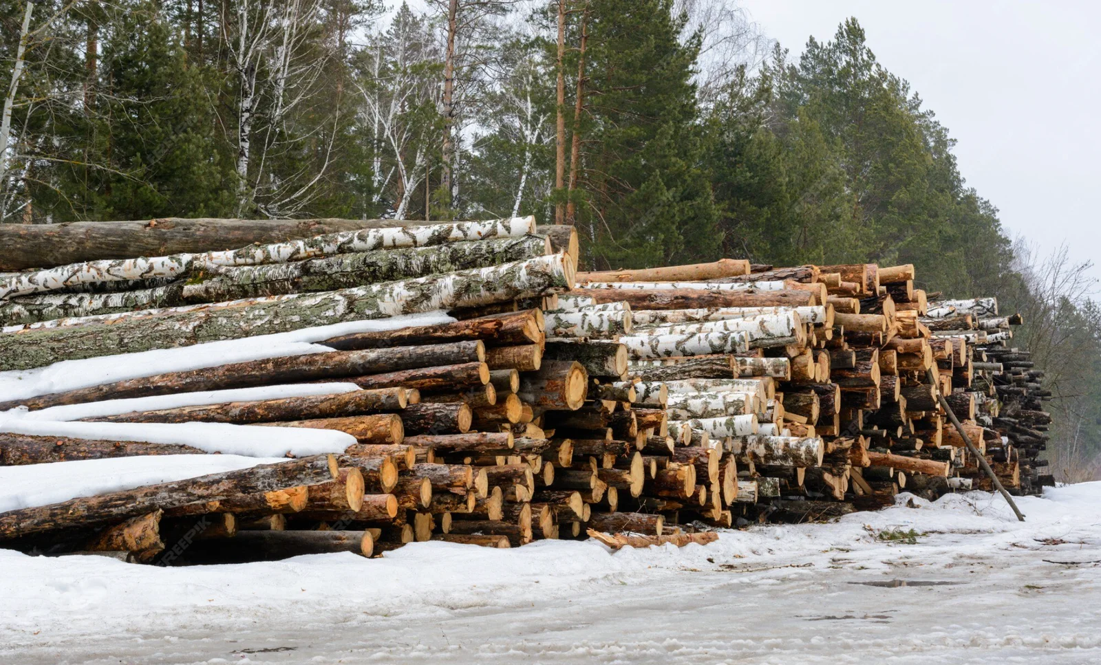 Stammholz – Nadelholz