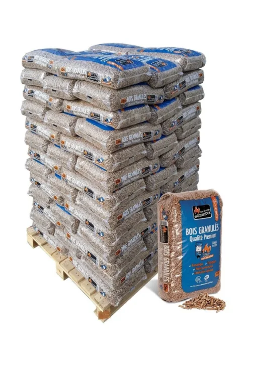 Pellets von WOODSTOCK – Ganze LKW-Ladung 26 Paletten